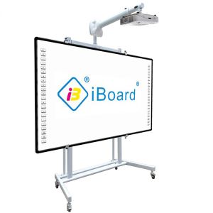 Mobile Stand for Interactive Whiteboards Use with Projectors
