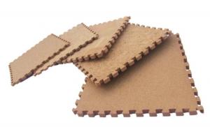 Cheap 2mm Thick 45x45cm Cork Pad Puzzle Cork Play Mat Antibacterial Resilient wholesale