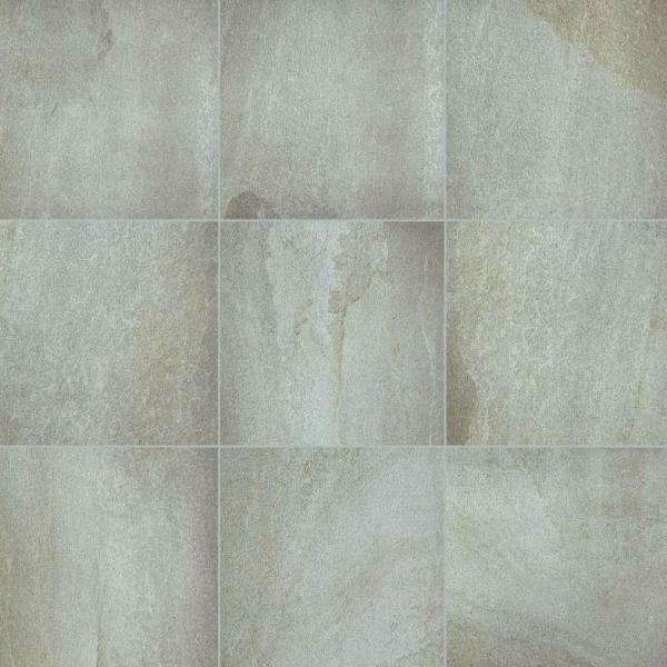 Grey Stone Look Porcelain Tile / Stone Effect Porcelain Floor Tiles Anti Bacterial