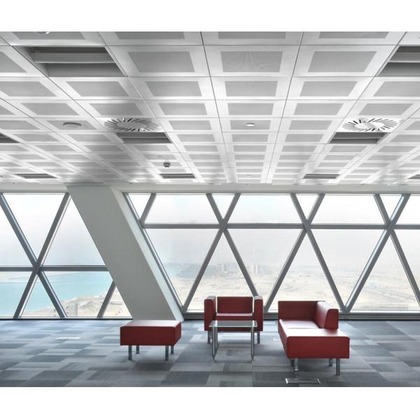 Aluminum Ceiling System 600x600MM , Perforated Aluminum Ceiling Panels