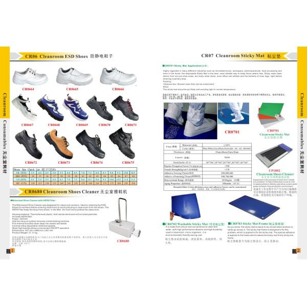 Cleanroom Glossy 1.9s Static Decay 3.6Mpa ESD Mat