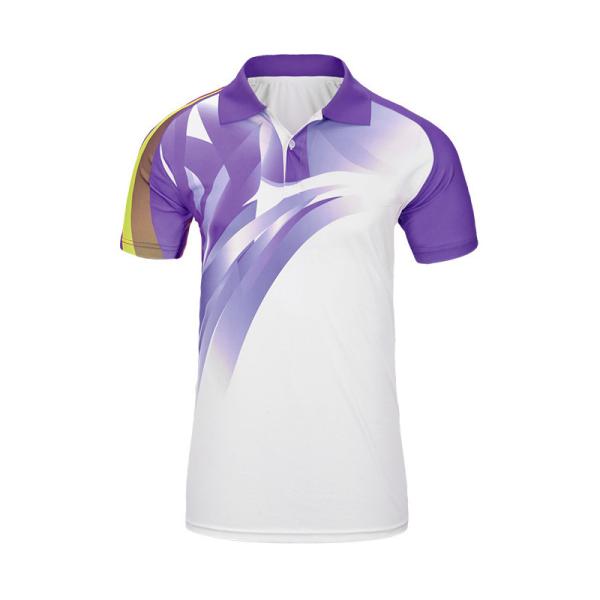 Oem Factory Manufacturer Custom Logo Heat Transfer Polo Shirt 200gsm Sports Short Sleeve Tees