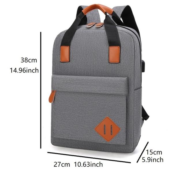 Waterproof Three In One Backpack Nylon Computer Backpack Set With USB