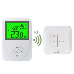 Cheap 6A 8A Weekly Programmable RF Room Thermostat For Gas Boiler wholesale