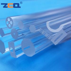 Cheap Double Row Three Holes Quartz Glass Capillaries Optical Fiber Protection Sleeve wholesale