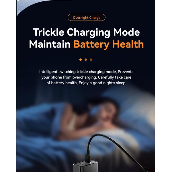 ESSAGER ES-CD43 USB Type C 65W QC4.0 PPS VOOC Gan Phone Fast Charger For Apple Huawei Xiaomi