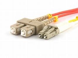 China Duplex SC to LC Fiber Optic Patch Cable Single Mode Multi Mode in 3M Length on sale