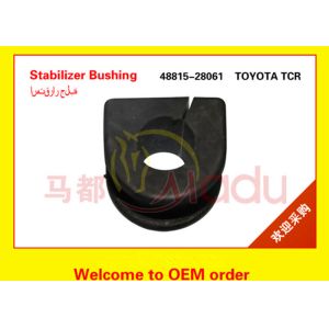 Cheap 48815-28061 Chassis Auto Parts Stabilizer Bushing , NR Rubber Bushing wholesale
