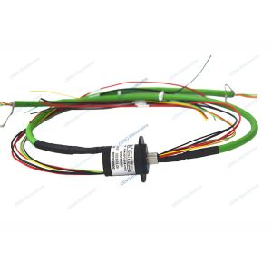 Cheap Megabit Ethernet Signal Slip Ring With Capsule For Low Temperature 100rpm 48VAC wholesale