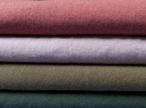 Cheap 55/45 RAMIE COTTON FABRIC BLENDED WITH PLAIN DYED  CWT  #2119 wholesale