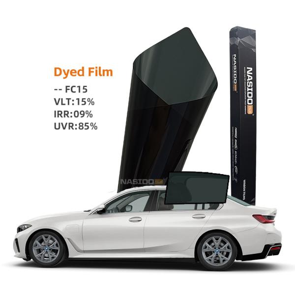 UV Rejection Car Window Tint Film 1ply Dyed Heat Protection Sand Proof