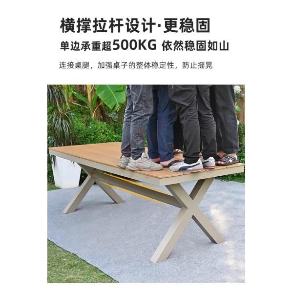 Outdoor Table And Chairs Set Waterproof And Sunproof Garden Patio Furniture Rattan Wicker Chair Combination For Villa Balcony Terrace And Open-Air