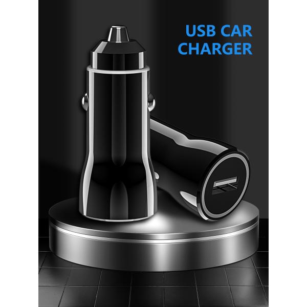 Black One Port 5V 1A Portable Smartphone Charger FCC Compliant