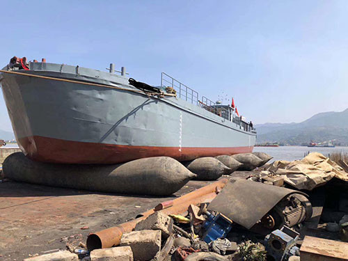 0.17MPa 0.2MPa Marine Rubber Airbag Launch 8m To 24m Length