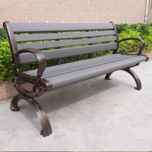 China Customized WPC Wood Plastic Composite Bench Chair Waterproof on sale