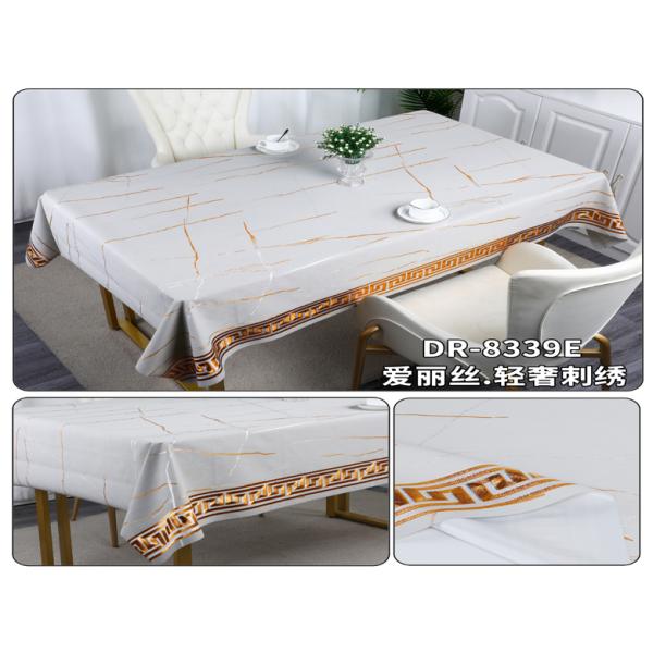Waterproof PVC Plastic Rectangle Children Table Cloths Denim Toalhas de Mesa for Home