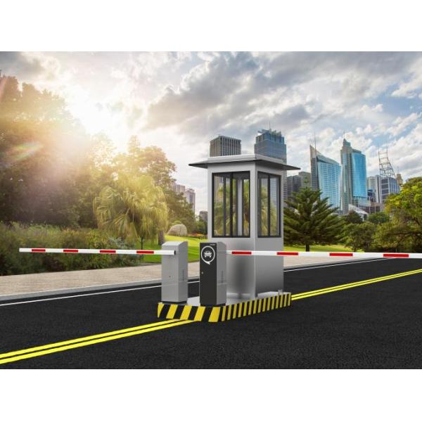 Straight Fence Arm Car Barrier Gate / Parking Lot Lift Gate AC220V / AC110V 5