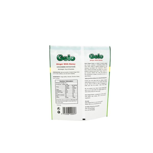 Food Grade Moisture Proof Zipper Seal And Mid Seal Plastic Bag For Powder Packing Bag