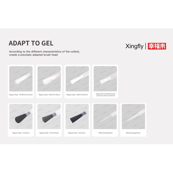 17ml Gel Polish Square Bottle Custom Spray Paint Glass Bottle Surface Uv Nail Polish Bottle