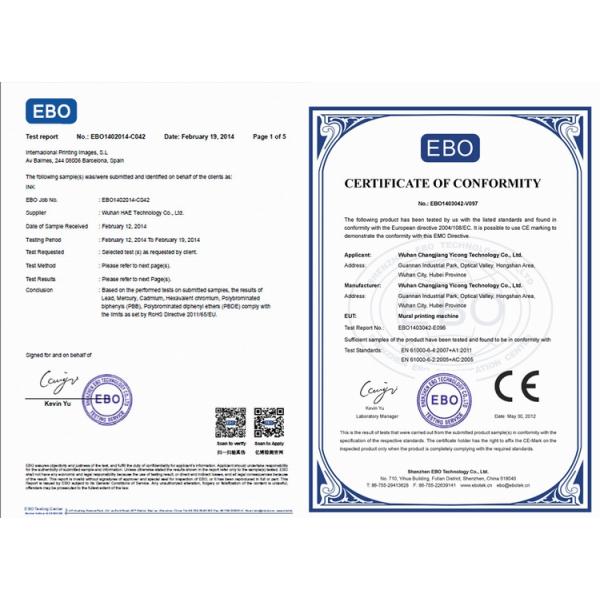 3D Photo Vertical Unlimited Width Wall Inkjet Printer