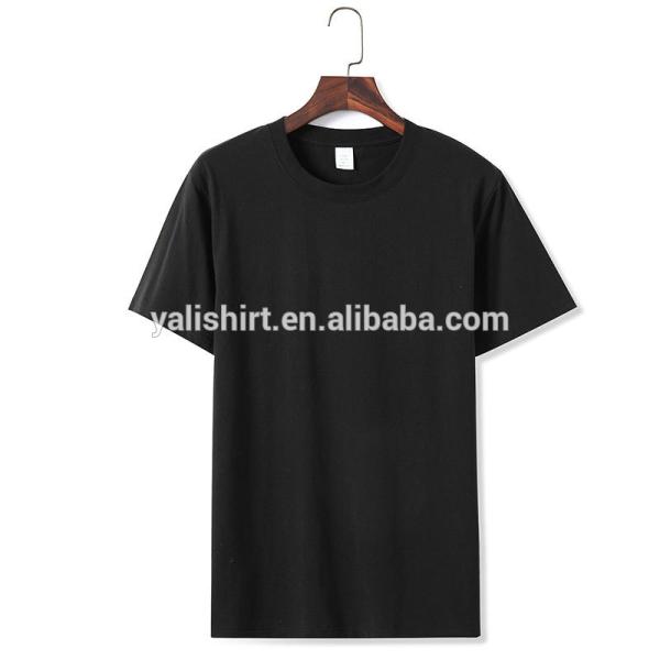 Short Sleeve Cotton Blank Premium Flat Hem Basic T-Shirts Wholesale