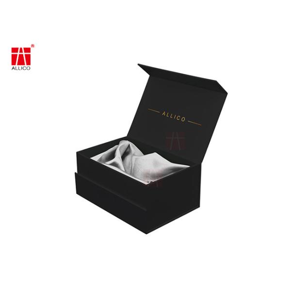 CMYK White Gift Box With Lid Collapsible Groomsmen Proposal Box With Magnetic