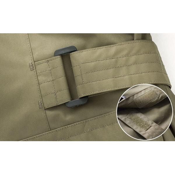 2 Pieces Camping Coat Seamless Waterproof Zipper Adjustable Cuff Hign Density