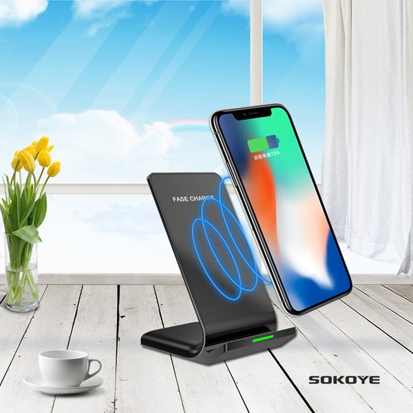 Stand Type C 9cm Portable Wireless Cell Phone Charger