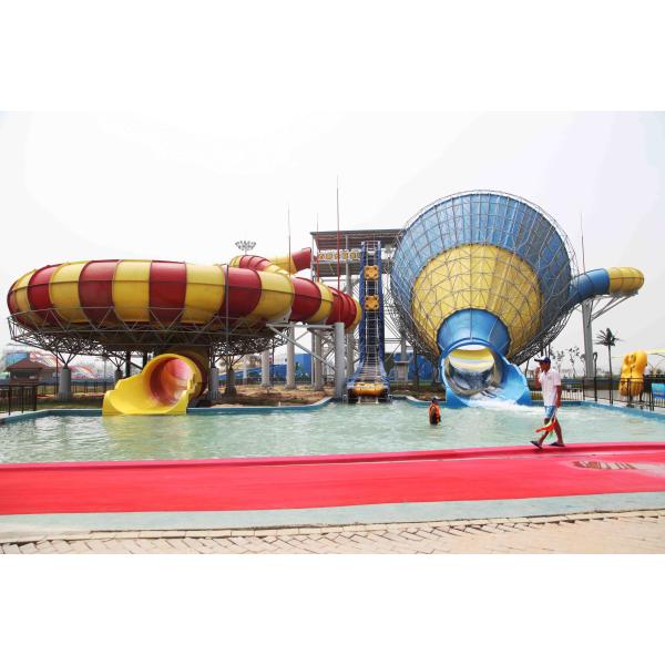 Best combination fiberglass water slides for aquatic park , Speed Water Slide for Water Park