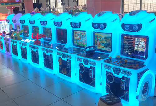 Source Factory Coin Operated Car Driving Simulation Children's Racing Video Game Machine