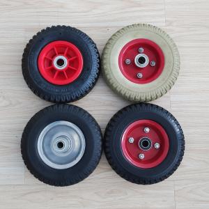 China 8 Inch 2.50-4 Custom Rim Color Pneumatic Rubber Tire Wheel For Trolley Wheel Barrow on sale