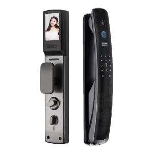 Household Tuya Wifi Smart Door Lock With Face Recognition