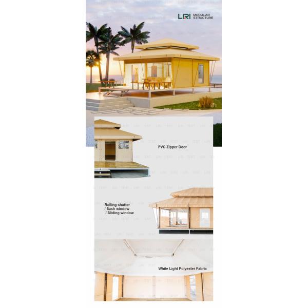 Outdoor Waterproof Luxury Pattaya Glamping Hotel Tent For Resorts