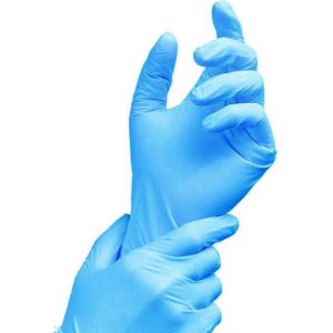 Cheap 100 Pack Hospital Disposable Gloves Blue Nitrile Biodegradable wholesale