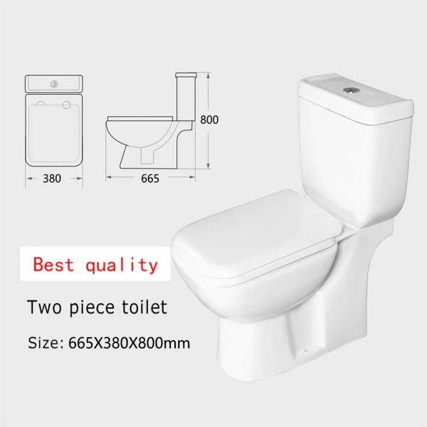 Indoor Bathroom Sanitary Ware Ceramic Toilet And Basin Combo Set