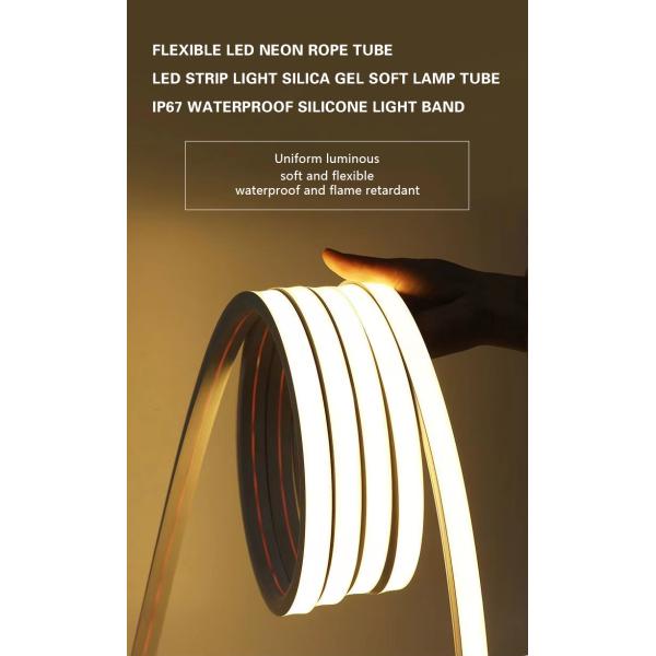 Flexible Waterproof Silicon Outdoor Led Flex Neon Tube Cover Rope Light Strip Tube for Neon Led Strip Light