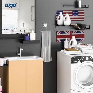 Bathroom Electroplating Silver Suction Cup Fixed Paper Towel Holder Stainless