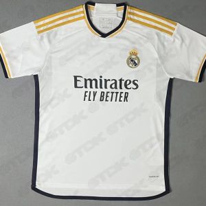 Cheap Fan Polyester White Football Jersey Tear Resistant Striped Football Shirts wholesale