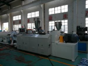 China Fully Automatic 380V 50HZ Plastic PVC Profile Extrusion Line Twin Screw Extrusion Machine on sale