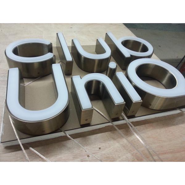 Building Facade Front Lit Channel Letter Sign Waterproof 120V
