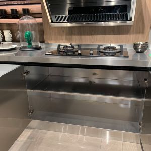 Waterproof Modern Modular Stainless Steel Kitchen Cabinet European Design
