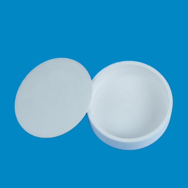 Long Lifespan Refractory Alumina Ceramic Crucible Wear Resistant High Temperature