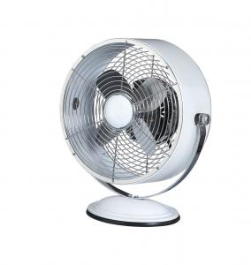 Cheap 9 Inch 3 Speed Retro Style Electric Fans CE White For South Africa wholesale