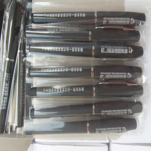 Gel pen,Promotional gel-ink pen with cap,black rubber gel-ink pen with screen touch pen