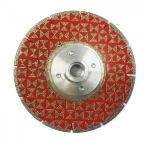 China 180mm Electroplated Marble Cutting Disc with M14 Flange and Customized OEM Support on sale