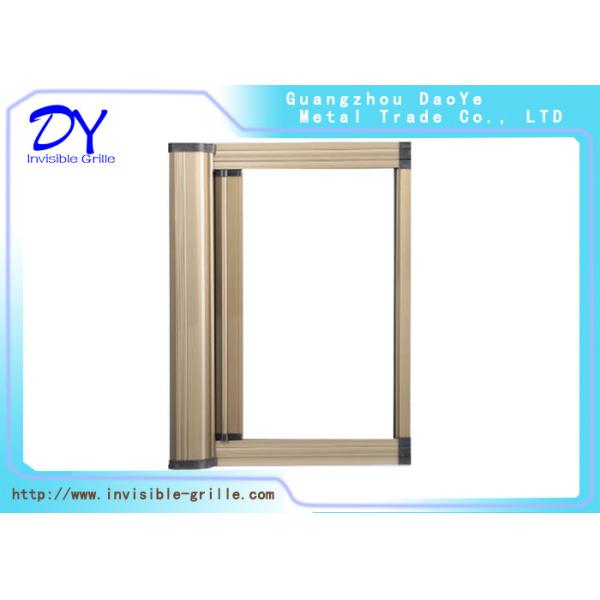 Quality 3.2m Sliding Retractable Invisible Screen Door Surface Finished for sale