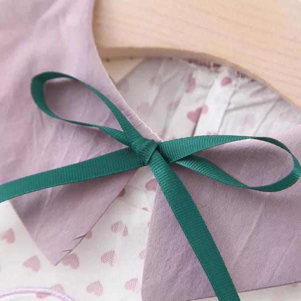 Summer Sweet Lovely Children'S Dress Clothing Little Fresh Lapel Dress Girls Dress