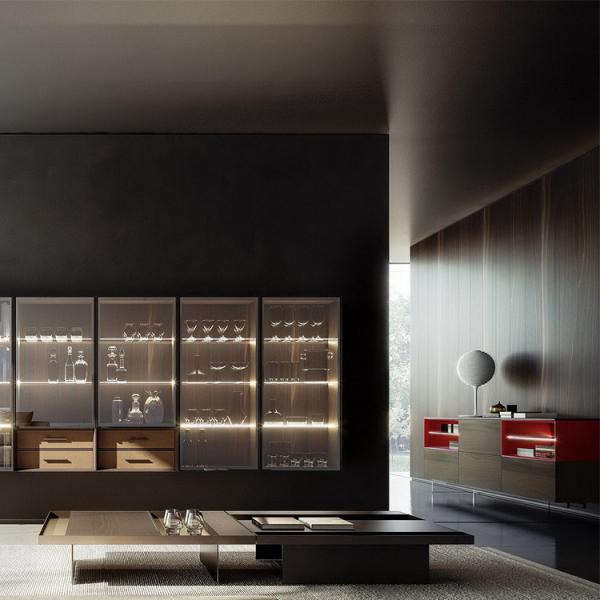 Wooden Wine Display Cabinet Storage Living Family Room Storage Cabinets