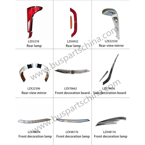 MARCOPOLO G7 Bus Parts Front Fog Lamp lzx8092