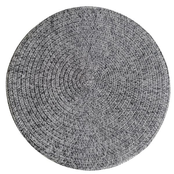 Kitchen Room Space Luxury Golden Waterproof PVC Round Christmas Dining Table Place Mats